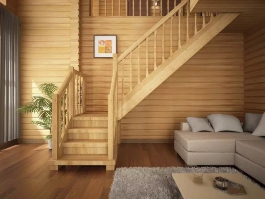 Лестницы из дерева для дома